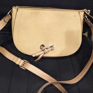 Nine West tan shoulder purse small